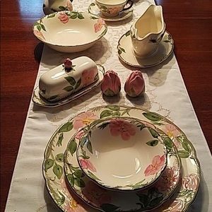 Franciscan Earthenware Desert Rose China set.